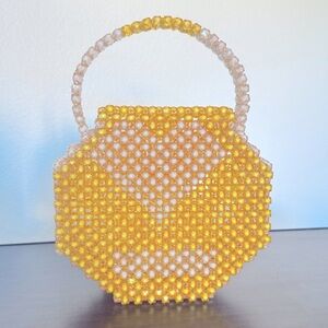 New Handmade Beaded Purse Satchel Bag